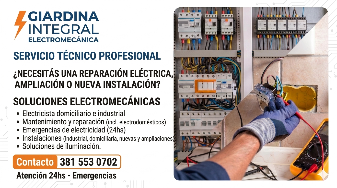 Reparaciones electricas y Motores - Profesional electricista